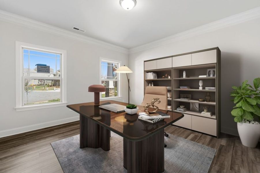 Furnished interior view inside a new home in Blacksmith, Stokesdale (Image 5).