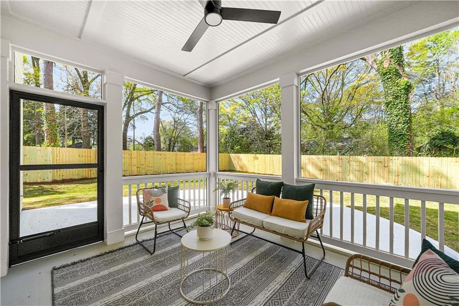 Exterior details and patio area of a home in , Scottdale (Image 24).