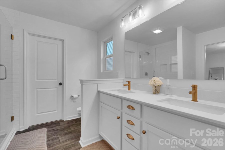 Furnished interior view inside a new home in Aubreywood, Charlotte (Image 40).