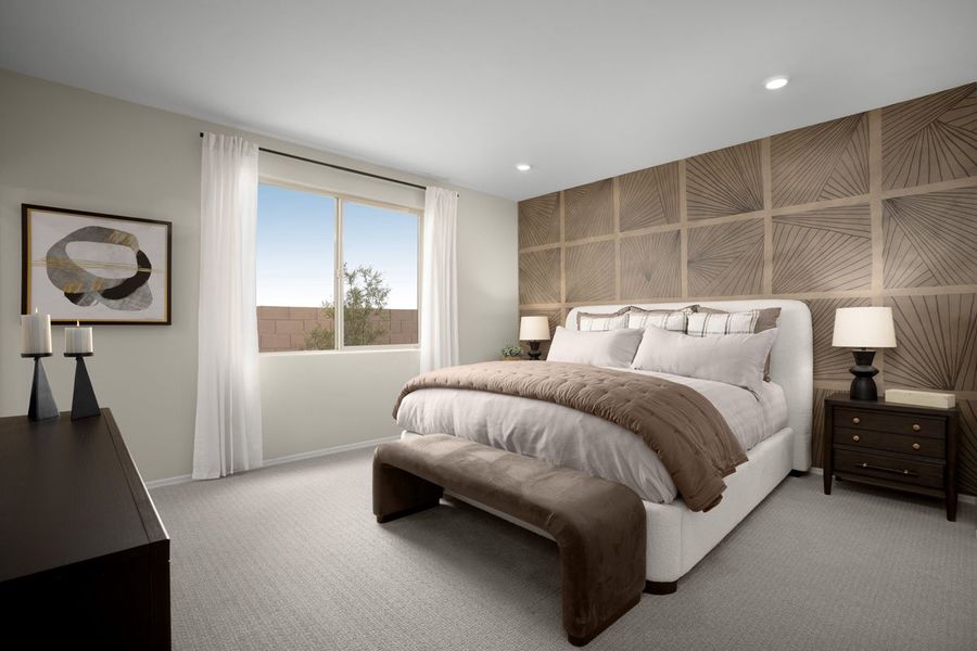 Representative furnished interior of a home built from the 1727 by KB Home in Mandarina Reserve, Marana (Image 10).