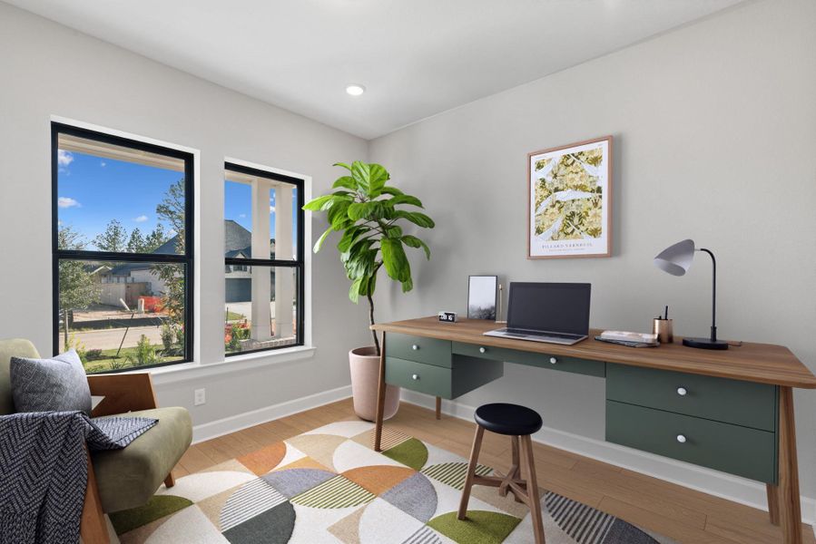 Virtually staged to give you the visual you need to see furniture placement and how the home can live.