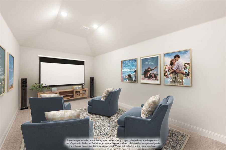 Furnished interior view inside a new home in Triple Diamond Ranch, Mansfield (Image 9).