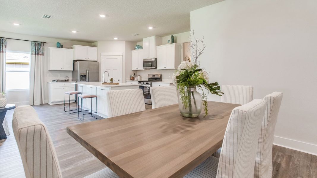 Furnished interior view inside a new home in Ashton Park Phase III, Freeport (Image 12).