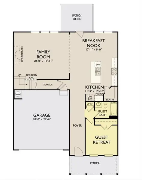 2D floor plan layout of this home in , Locust Grove, GA (Image 4).