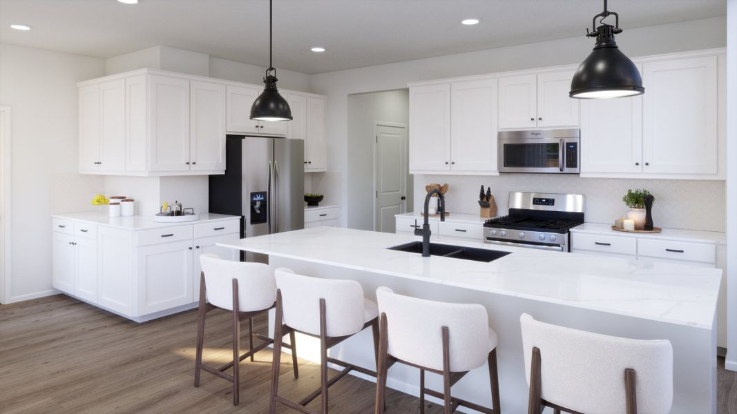Representative furnished interior of a home built from the Plan 5007 by New Home Co. in The Estates Collection at Talon Pointe, Thornton (Image 15).