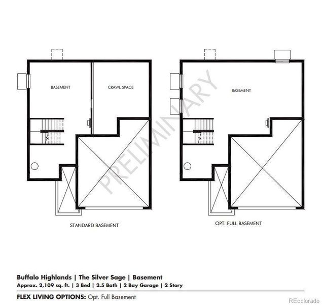 2D floor plan layout of this home in Buffalo Highlands: The Flora Collection, Commerce City, CO (Image 2). 2D floor plan layout of this home in Buffalo Highlands: The Flora Collection, Commerce City, CO (Image 2).