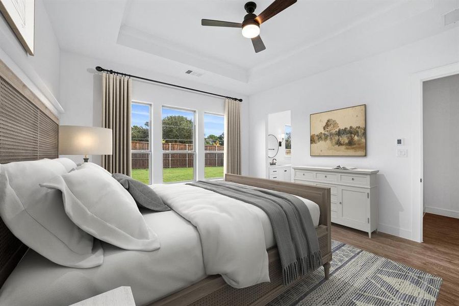 Furnished interior view inside a new home in Sterling Greene, Arlington (Image 16). Furnished interior view inside a new home in Sterling Greene, Arlington (Image 16).