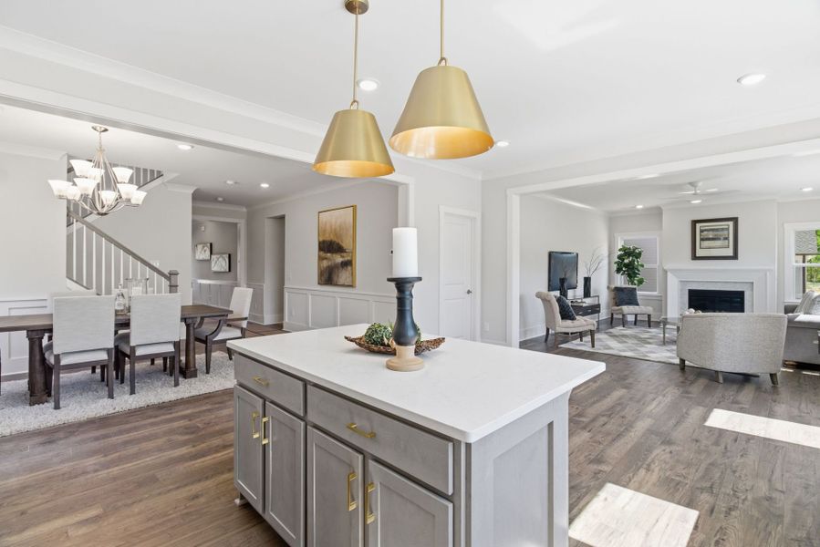 Furnished interior view inside a new home in Parc Northwest, Elon (Image 12).