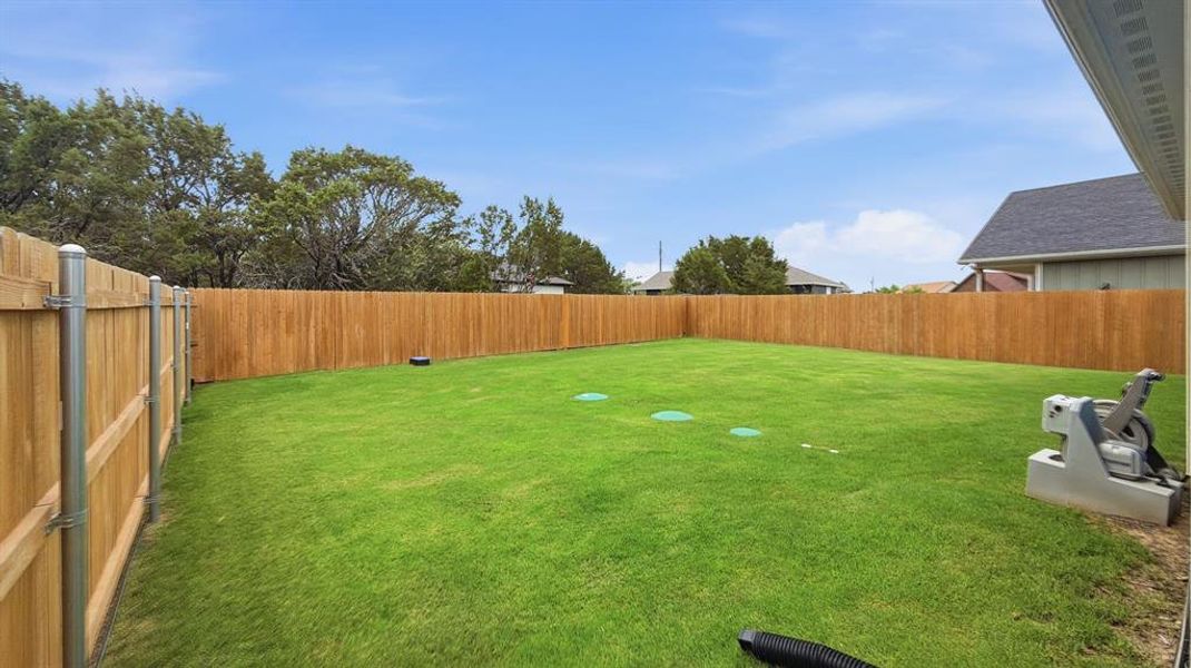 Exterior details and patio area of a home in , Granbury (Image 32). Exterior details and patio area of a home in , Granbury (Image 32).
