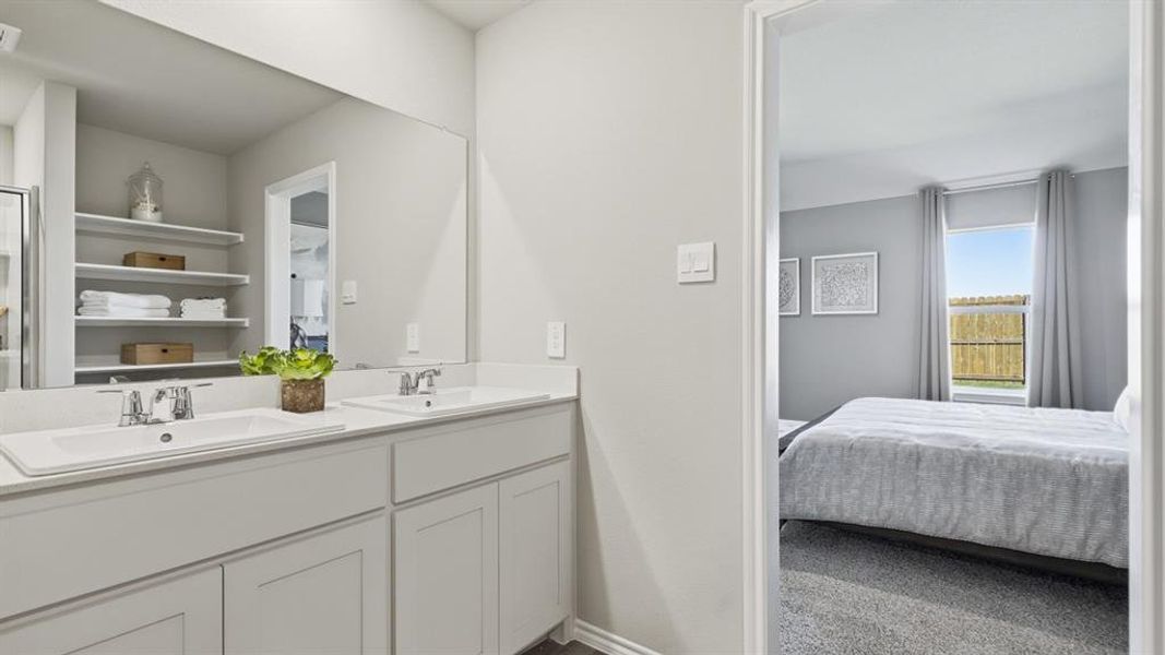 Furnished interior view inside a new home in Townes Landing, Fort Worth (Image 17).