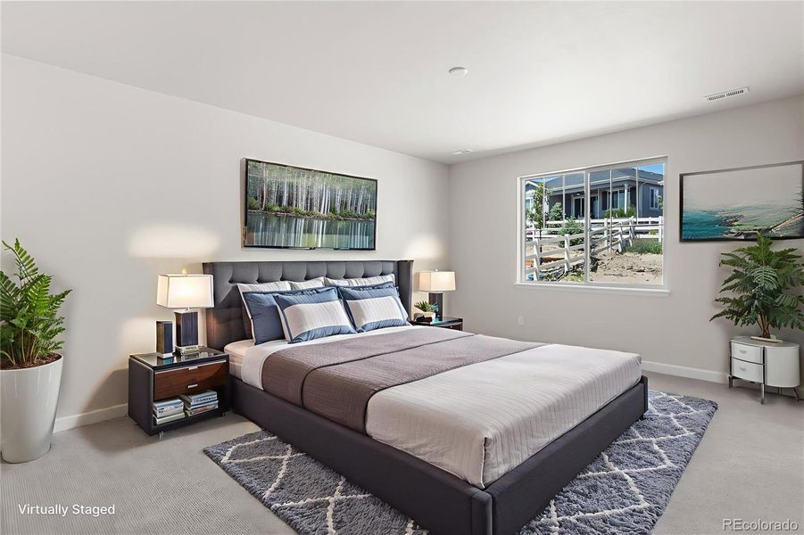 Furnished interior view inside a new home in Rhyolite Ranch, Castle Rock (Image 7).