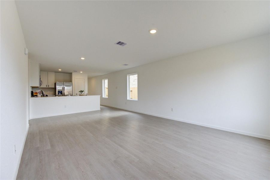 Spacious living room with an open layout, perfect for relaxing and entertaining