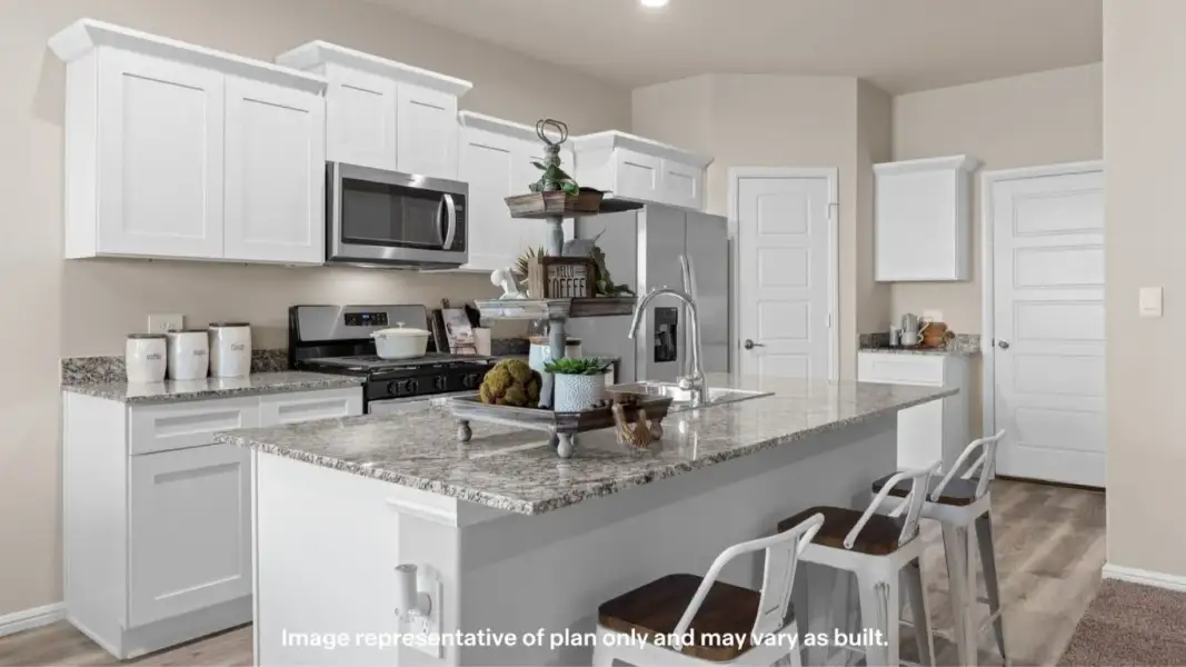 Furnished interior view inside a new home in Yukon Ridge, Odessa (Image 5).