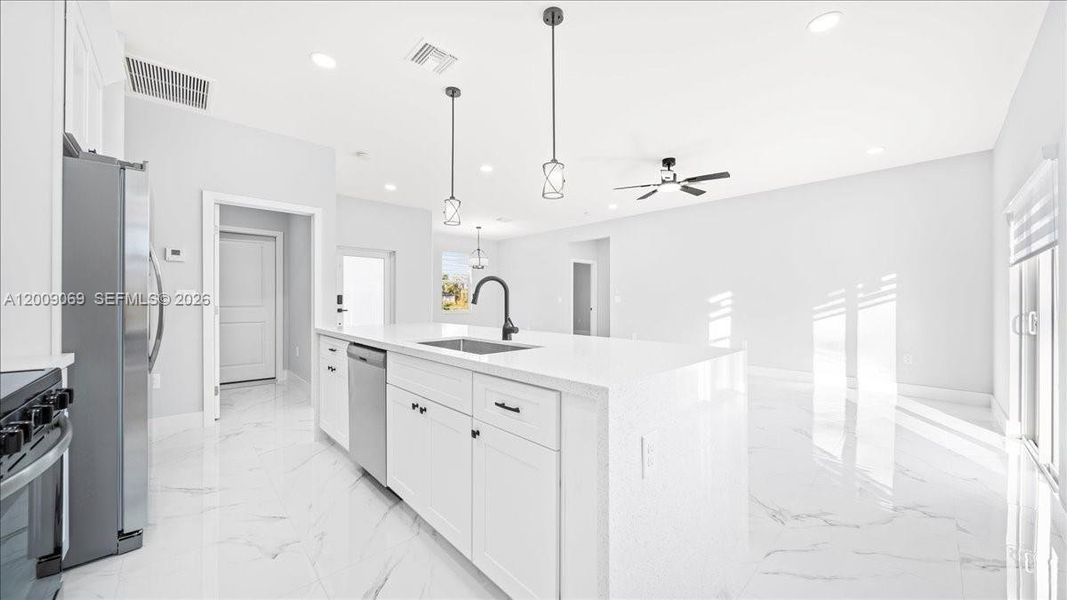 Furnished interior view inside a new home in , Cape Coral (Image 5).
