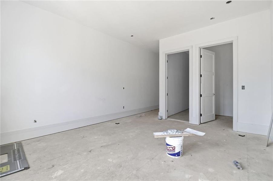 In-progress construction of a new home in , Alpharetta, GA (Image 23).