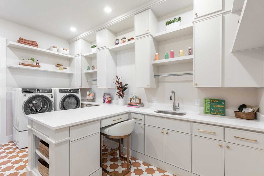 Representative Laundry Room - some options shown