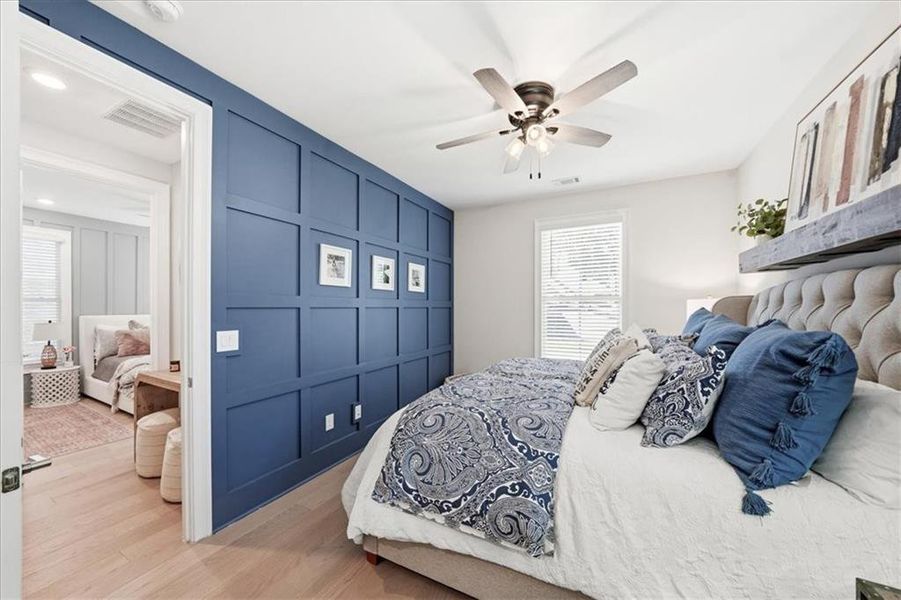 Furnished interior view inside a new home in Manning on the Square, Alpharetta (Image 45).