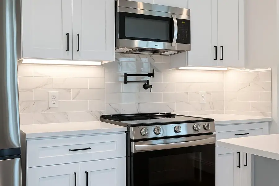 Close-up of interior finishes inside a home in Hill & Dale Ranch, Splendora (Image 10).