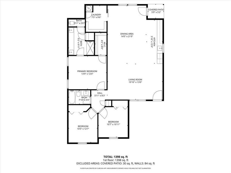 2D floor plan layout of this home in , Riesel, TX (Image 5).