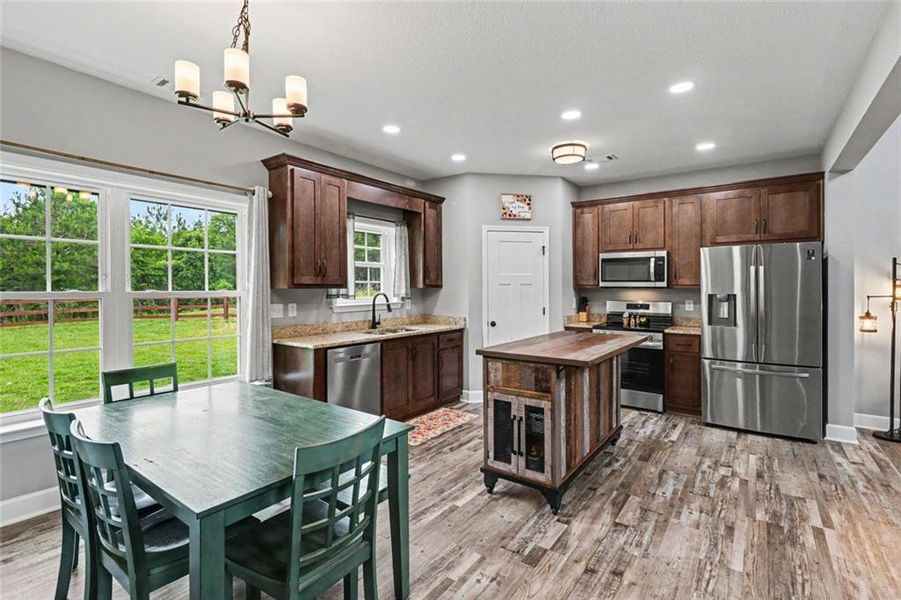 Furnished interior view inside a new home in , Cedartown (Image 11).