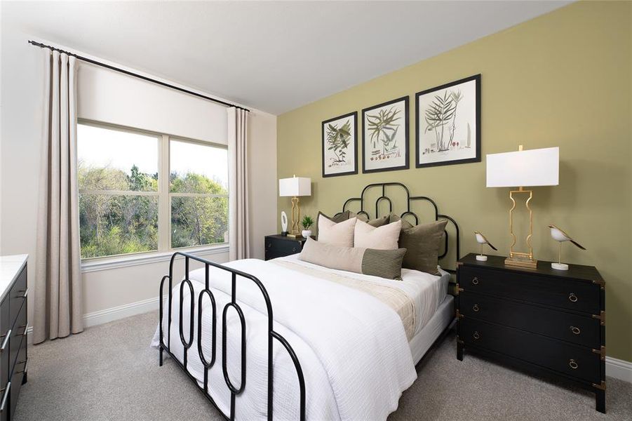 Furnished interior view inside a new home in Spiritas Ranch, Little Elm (Image 11). Furnished interior view inside a new home in Spiritas Ranch, Little Elm (Image 11).