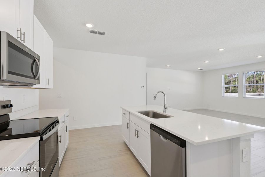 Furnished interior view inside a new home in , Palm Coast (Image 13).