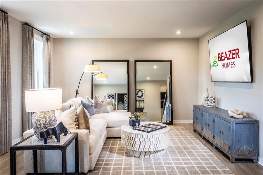 Furnished interior view inside a new home in Acacia, Cumming (Image 29). Furnished interior view inside a new home in Acacia, Cumming (Image 29).