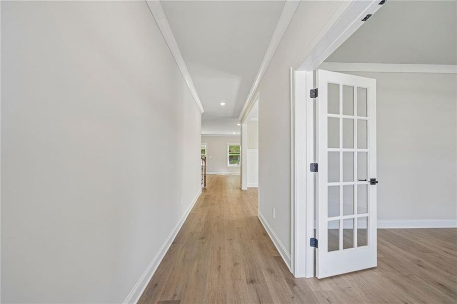 Spacious, unfurnished interior of a new home in Vines at Mill Creek - Legacy Series, Braselton (Image 40). Spacious, unfurnished interior of a new home in Vines at Mill Creek - Legacy Series, Braselton (Image 40).