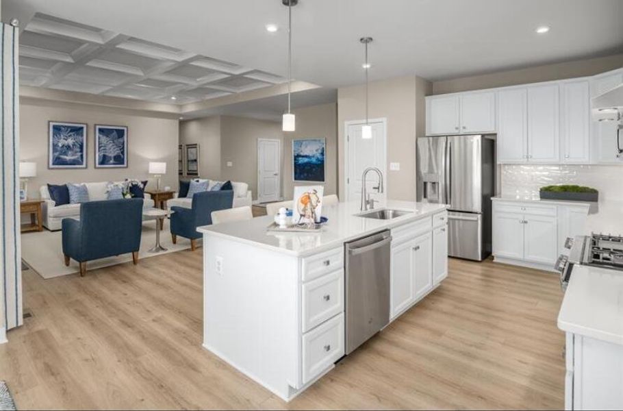Furnished interior view inside a new home in Pine Ridge Estates, Ridgeville (Image 4).