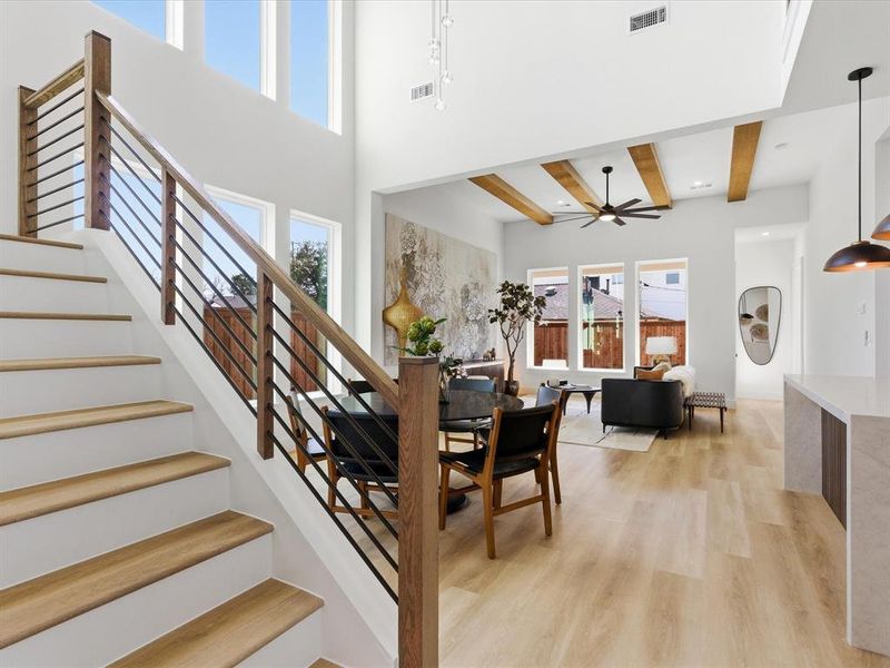 Furnished interior view inside a new home in , Dallas (Image 7).