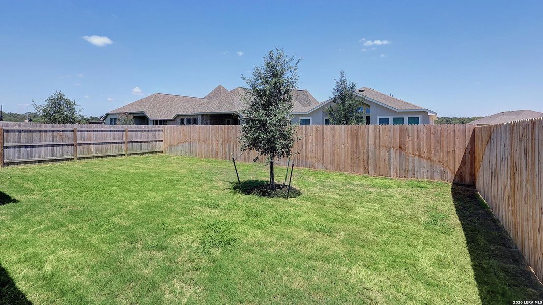 Exterior details and patio area of a home in Alsatian Oaks, Castroville (Image 25). Exterior details and patio area of a home in Alsatian Oaks, Castroville (Image 25).