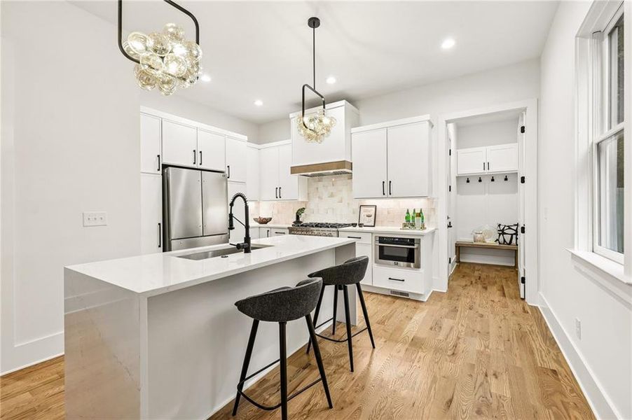 Furnished interior view inside a new home in , Decatur (Image 16).