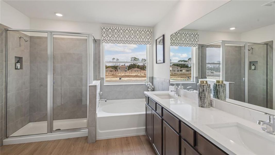 Furnished interior view inside a new home in Sandal Key, Weeki Wachee (Image 23).