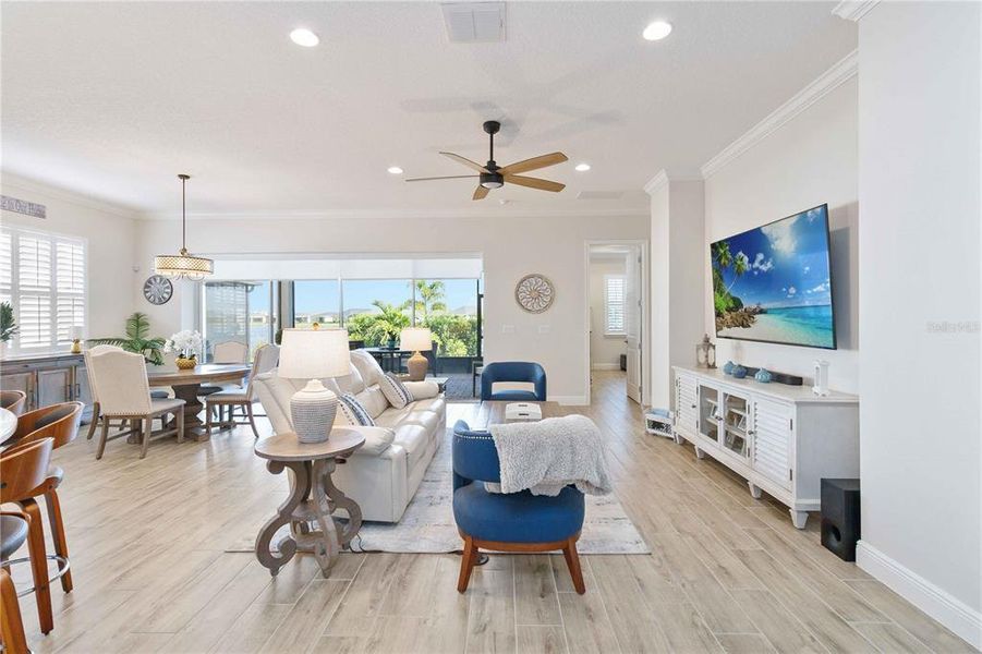 Furnished interior view inside a new home in , St. Cloud (Image 49).