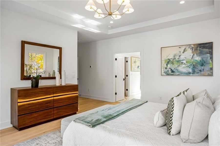 Furnished interior view inside a new home in , Chamblee (Image 29).