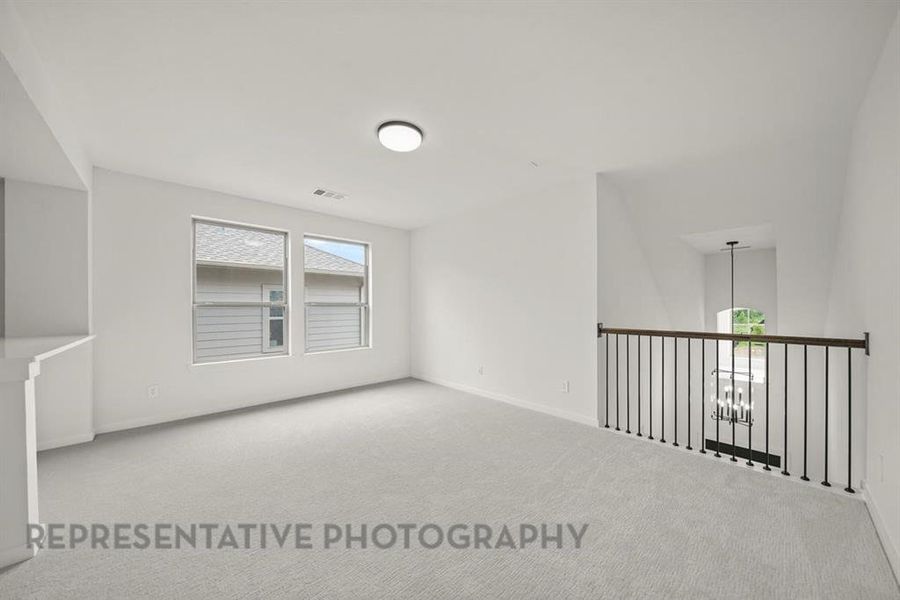 Spacious, unfurnished interior of a new home in Sandbrock Ranch, Aubrey (Image 13).