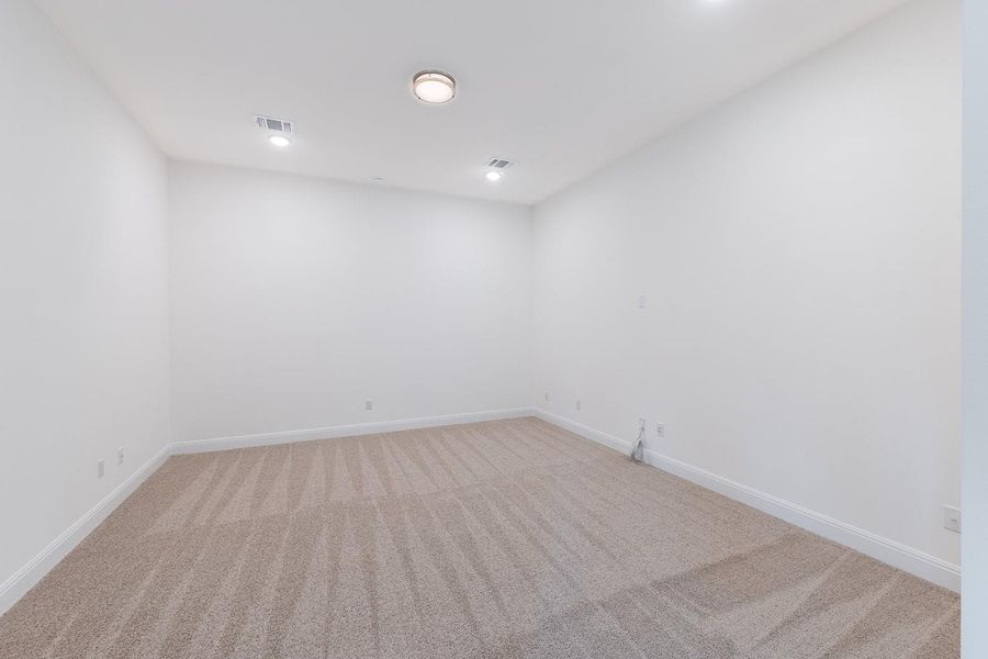 Spacious, unfurnished interior of a new home in Lariat - 80', Liberty Hill (Image 18). Spacious, unfurnished interior of a new home in Lariat - 80', Liberty Hill (Image 18).