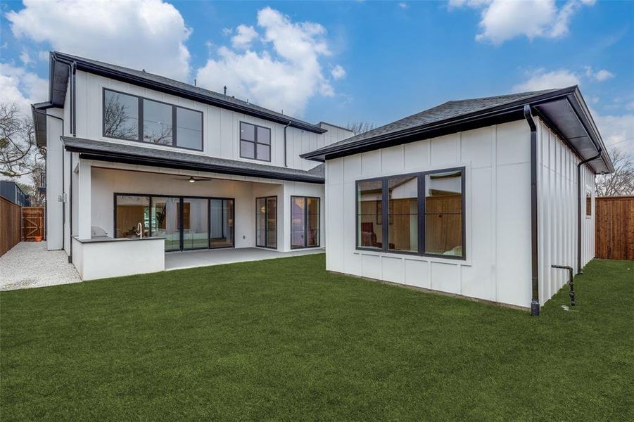 Exterior details and patio area of a home in , Dallas (Image 28). Exterior details and patio area of a home in , Dallas (Image 28).