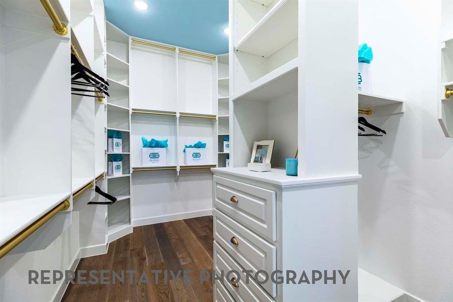 Furnished interior view inside a new home in Wildflower Ranch, Dish (Image 14).
