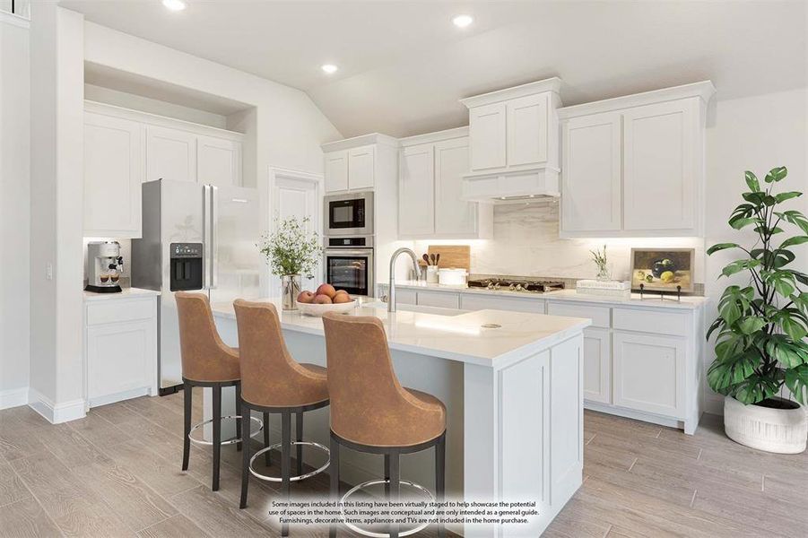 Furnished interior view inside a new home in The Lakes at Parks of Aledo, Aledo (Image 16).