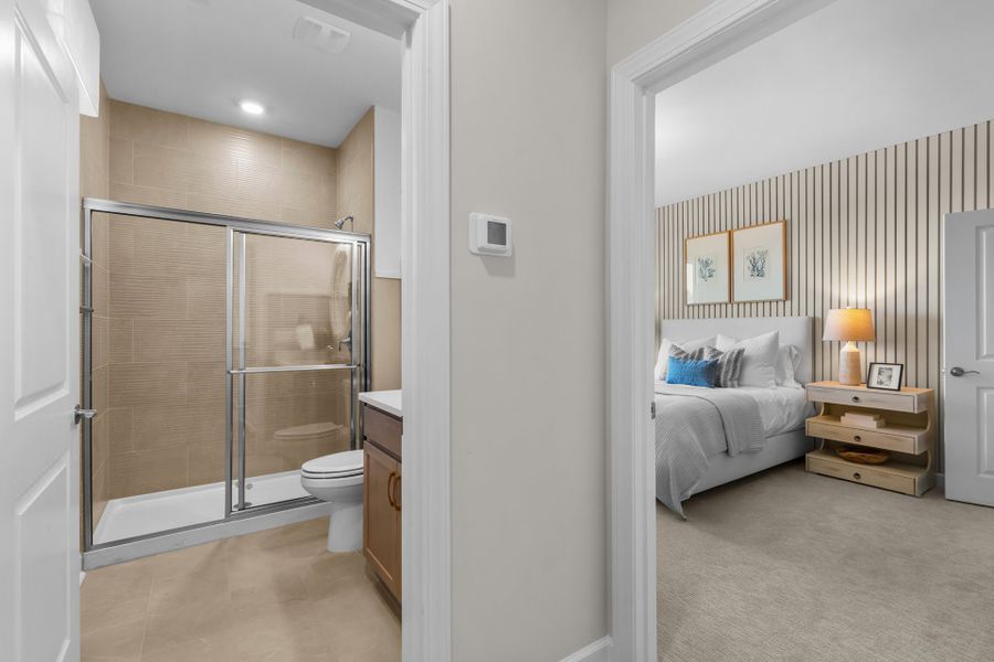 Representative furnished interior of a home built from the The Seashore by Chesapeake Homes in Coastal Club of the Carolinas, Calabash (Image 45).