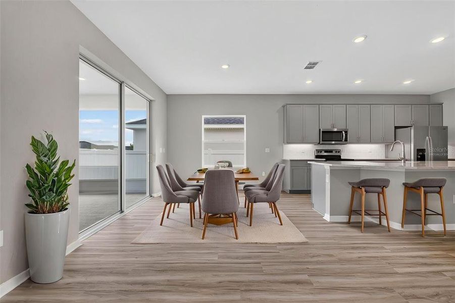 Furnished interior view inside a new home in , Davenport (Image 15).