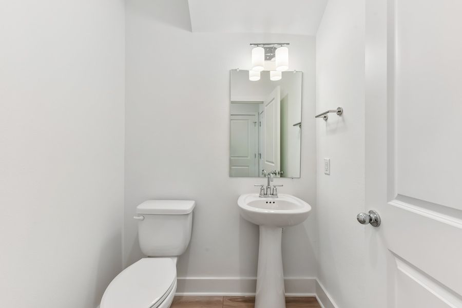 Furnished interior view inside a new home in Freedom at Anthem, Kyle (Image 10).