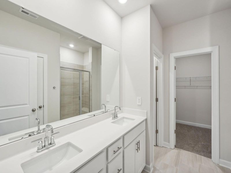 Furnished interior view inside a new home in Harper Landing, Stanley (Image 12).
