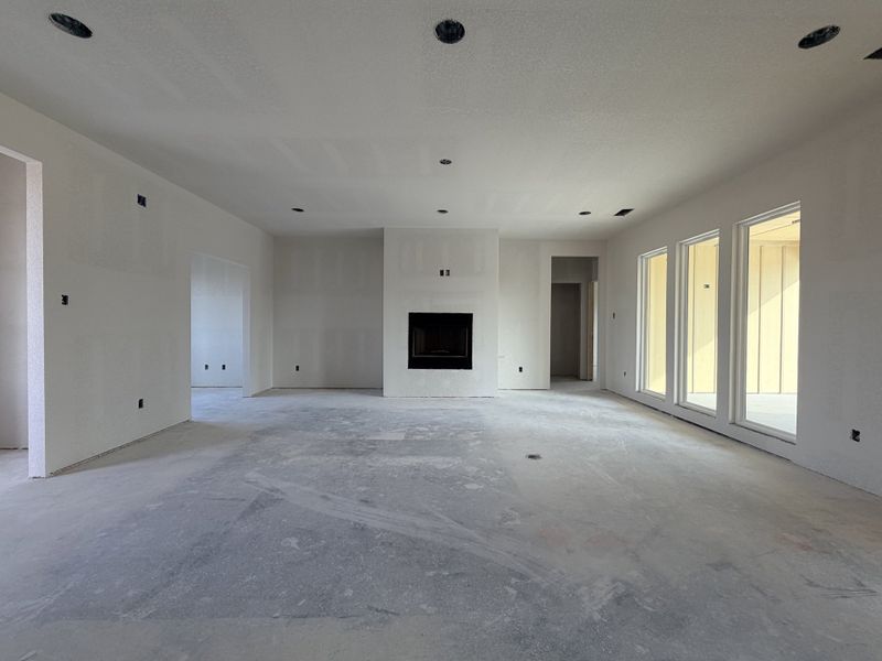 In-progress construction of a new home in Saddle Crest Estates, Weatherford, TX (Image 12).
