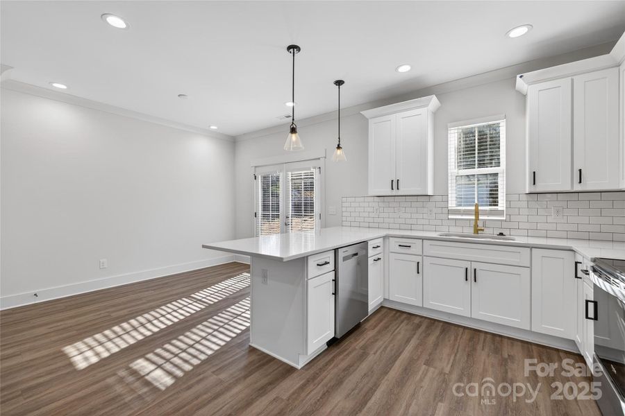 Furnished interior view inside a new home in , Charlotte (Image 16).