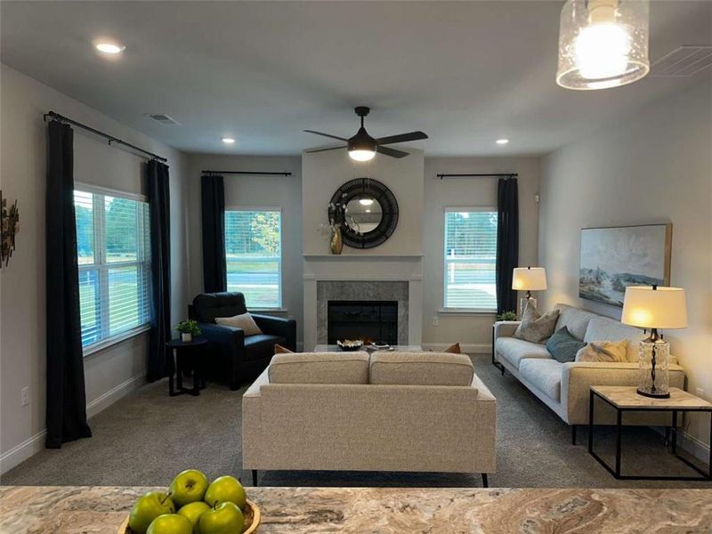 Furnished interior view inside a new home in Canterbury Villas, Carrollton (Image 4).