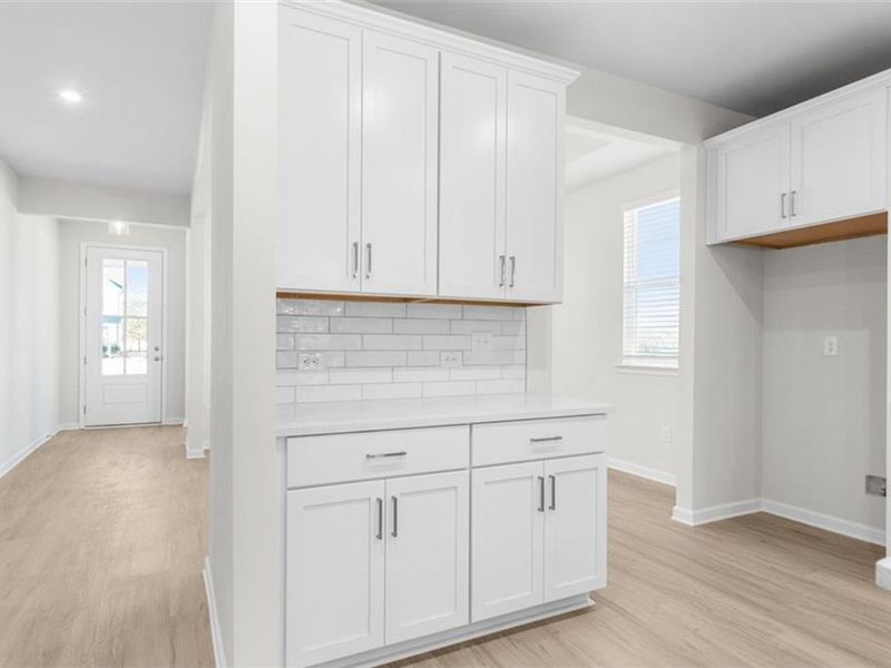 Furnished interior view inside a new home in Wehunt Meadows, Hoschton (Image 5).