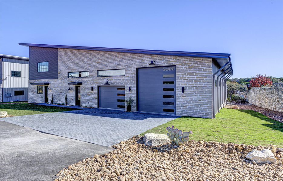 Exterior details and patio area of a home in , Austin (Image 16). Exterior details and patio area of a home in , Austin (Image 16).