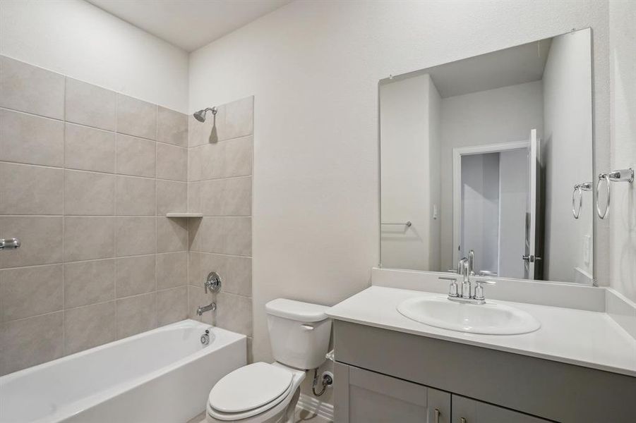 Photo is not of the actual home, but is an inspirational photo of builder’s model home and may depict options, furnishings, and/or decorator features that are not included.